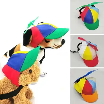 Pamuk Pet Pervane Şapka Renkli Sevimli Güneş Geçirmez Nefes Yedek Yaz Dekoratif beyzbol şapkası Malzemeleri
