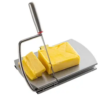 Paslanmaz Çelik Peynir Dilimleyici İçin Tel İle Blok Peynir Ayarlanabilir Peynir Kesici Kurulu Çok Fonksiyonlu Mutfak Aksesuarları