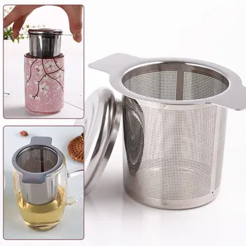 Paslanmaz Çelik Çay Demlik Demlik Tepsisi Baharat çay süzgeci Bitkisel Filtre Teaware Aksesuarları mutfak gereçleri Çay Demlik Çay Kaçak