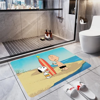 Paspaslar Mutfak Halı Emici Mat Odası S-Snoopies Seccade Çocuk Ev Kat Banyo Halıları Karşılama Giriş Paspas Ayak Balkon
