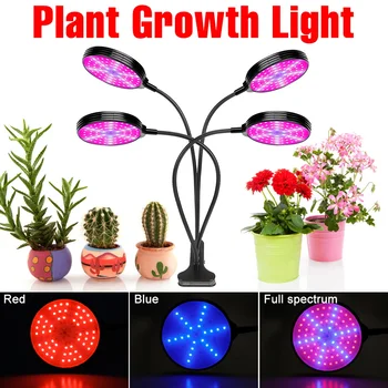 Phyto lambaları Led bitki yetiştirme lambaları kapalı klip bitki yetiştirme ışık zamanlama kısılabilir bitkiler için çiçek fide ev etli Phytolamp