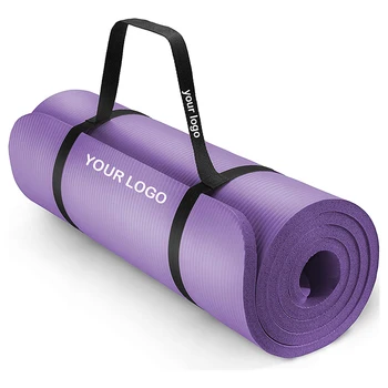 Pilates için Fitness Kaymaz Ekstra Kalın NBR Yoga Matı