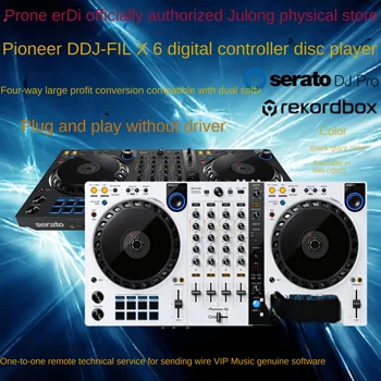 Pioneer DDJ FLX6 dijital DJ denetleyici rekordbox SeratoDJPro 4 kanallı disk oynatıcı ile uyumlu