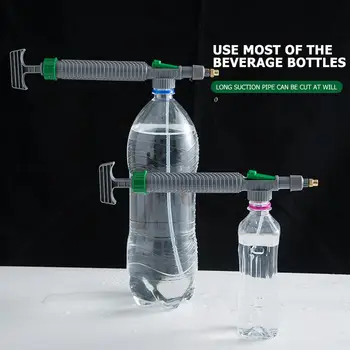 Plastik içecek şişesi Püskürtücü Taşınabilir Meme Pestisit Püskürtücü Kreş Cihazı