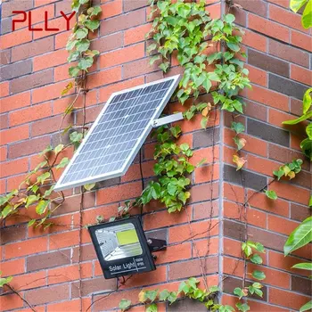 PLLY güneş ışığı 30W 60W 100W 200W açık avlu su geçirmez IP65 duvar lambası LED kontrol uzaktan