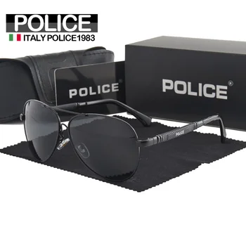 Polis Güneş Gözlüğü Polarize İtalya 1983 Erkekler için Pilot güneş gözlüğü Kadın UV 400 Koruma ile P298