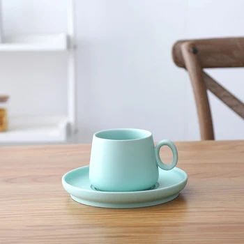 Porselen Çay Mat Seramik Tabaklar Kupa Üstün Kalite Kahve, Çay ve kahvenin tadını çıkarmak için mükemmel