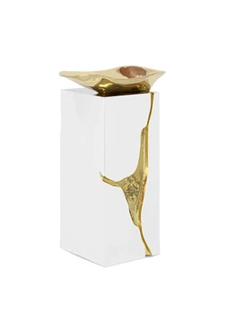 Portekiz BOCADOLOBO yıkama masa lambası lüks high-end tasarım lavabo İtalyan otel altın sütun havzası