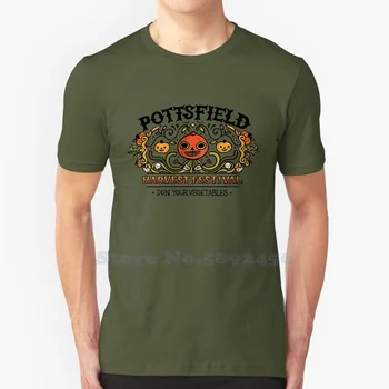 Pottsfield-Hasat-Festivali-Don-Your-Yüksek Kaliteli %100 % pamuklu tişört