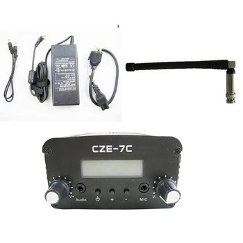 Radyo istasyonu için CZE-7C 7w Yayın Fm Verici ve Mini Anten Kiti