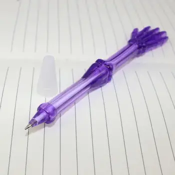 Rahat Kavrama Kalem İlginç İskelet Parmak Tükenmez Kalemler Eğlenceli Rahat Yazma Kırtasiye Öğrenciler Çocuklar için