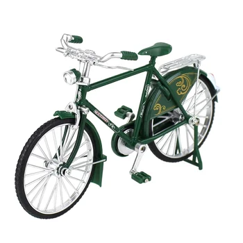 Retro Dekor Bisiklet Modeli 1/10 Ölçekli Bisiklet Modelleri Zanaat El Sanatları Dekorasyon Ev Gereçleri Alaşım çocuk oyuncağı
