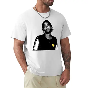 Ricardo Villalobos Ikonik fotoğraf T-Shirt sevimli üstleri siyah t shirt sarışın t shirt erkek t shirt grafik