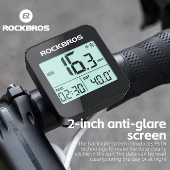 Rockbros resmi Bilgisayar GPS Kilometre MTB IPX6 Su Geçirmez Otomatik Kayıt Hız Göstergesi Kilometre Sayacı Bisiklet Bilgisayar
