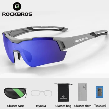 Rockbros toptan Gözlük Fotokromik Polarize Lens Bisiklet Güneş Gözlüğü UV400 Unisex Miyopi Çerçeve MTB Bisiklet Gözlük SP98