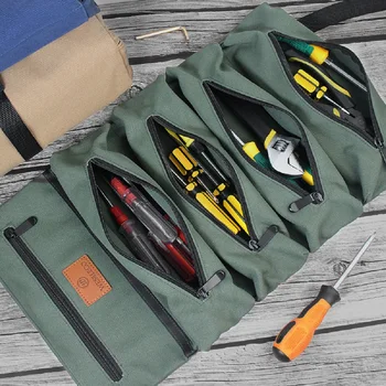 Rulo Aracı Rulo Çok Amaçlı Aracı Roll Up Çanta Anahtarı Rulo Kılıfı Asılı Aracı Fermuar Taşıyıcı Tote Cepler Taşıyıcı Çanta