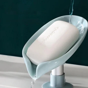 Sabun Kutusu Yaratıcı Drenaj Sabun Depolama Rafı Punch-Ücretsiz Vantuz Kişiselleştirilmiş Sevimli Ev Raf Banyo Artefakt