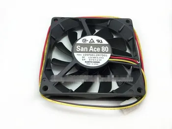 SANYO DENKI 109P0812M7D01 8015 80x80x15mm fan 12 V 0.09 A Soğutma Fanı CPU fan çok sessiz durumda 80mm soğutma fanı 3 teller