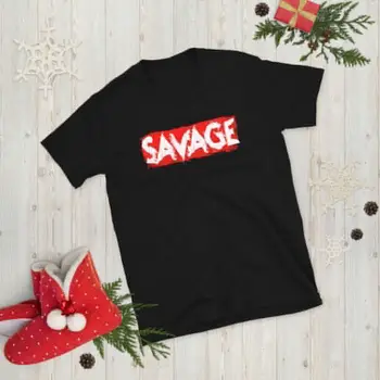 Savage Tee Kısa Kollu Unisex Tişört Üst Söyleyerek