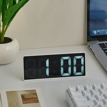 Sevimli LED dijital alarmlı saat saat elektronik dijital alarmlı saat saat dijital Saat Masa Saati ofis konferans odası masası Dekorasyon modern ev dekoru