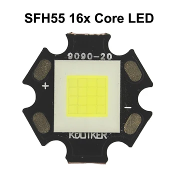 SFH55 16x Çekirdek 3V 50A 15000 Lümen SMD LED Verici KDLıtker DTP Bakır MCPCB El Feneri DIY Yüksek Güç