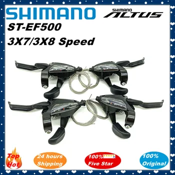 Shimano ST-EF500 Değiştiren 3s 7s 8s EZ YANGIN artı Fren Kolu 21 hız 24 hız Pencere İle MTB Dağ Bisikleti Bisiklet Parçası
