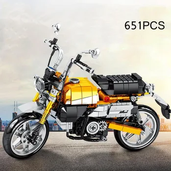 Simülasyon Moc Motor Yapı Taşı Araya Modeli Japonya Hondas Maymun Mini Motosiklet Tuğla Oyuncaklar Koleksiyonu Erkek Hediyeler İçin