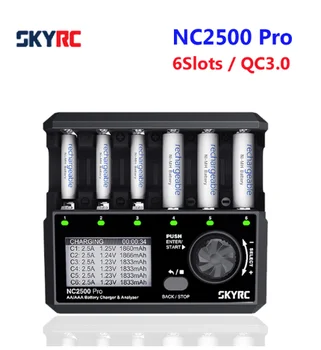 Skyrc NC2500 Pro LCD Akıllı pil şarj cihazı AA AAA NiMH NiCd Şarj Edilebilir Piller 3in1