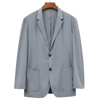 SS5317-Suit erkek ince rahat güneş koruyucu, elastik küçük takım elbise ilkbahar ve sonbahar tek batı ceket gömlek yaz