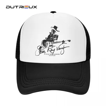 Stevie Ray Vaughan Rahat Düz Örgü beyzbol şapkası Ayarlanabilir Snapback Şapka Kadın Erkek Baba kamyon şoförü şapkaları