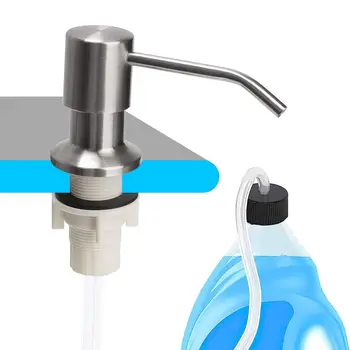 Su Pompası Deterjan dökülmez paslanmaz çelik mutfak lavabosu Monte Sabunluk Bulaşık Yıkama sıvısı losyon dispenseri