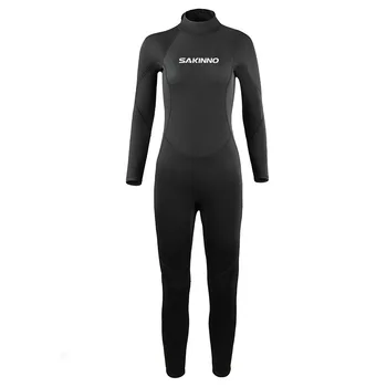 Sörf kıyafeti Tek Parça Wetsuit 2MM kadın dalgıç kıyafeti Uzun Kollu Neopren Dalış Sörf Yüzme Sıcak Tutmak Su Sporları için