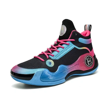Süper Serin Unisex Yüksek Top basketbol ayakkabıları Kaymaz basketbol ayakkabıları Erkekler Açık Spor Eğitmenler Kadınlar Marka Basketbol Sneakers