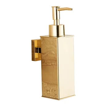 Sıvı Sabunluk banyo Duvara Monte Altın Duş Jeli Deterjan şampuan şişesi Mutfak Otel Ev için