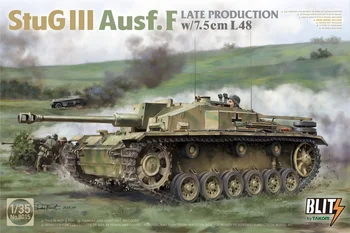 [Takom] No. 8015 1/35 Saplama.III Ausf.F Geç Üretim w / 7.5 cm L48 (Plastik Model Seti)