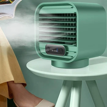 Taşınabilir Nemlendirici Küçük Klima Fanı Mini Hava Soğutucu Masası Mobil Çok Fonksiyonlu Soğutma Fanı