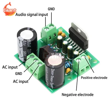TDA7294 Mono güç amplifikatörü Kurulu HıFı Ateş Seviyesi ses amplifikatörü devre kartı modülü 100W Yüksek elektrikli ses yükseltici DIY Hoparlör