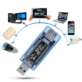 Test Voltmetre Akım gerilim doktoru Dijital Gerilim Ampermetre Güç Bankası Teşhis Aracı USB pil şarj cihazı Kapasitesi Test Cihazı