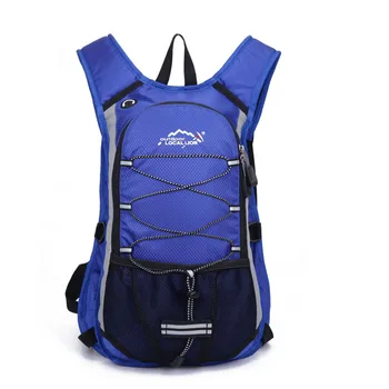 Topfıght 2023 erkek Polyester Tırmanma Sırt Çantası Kadın İki Omuz Açık Spor Seyahat Çantaları 40L Su Geçirmez Mavi yürüyüş çantaları