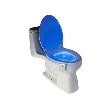 Tuvalet Gece Lambası Akıllı PIR Hareket Sensörü Gece Lambası LED Tuvalet Su Geçirmez Klozet Klozet Arka WC Aydınlatma
