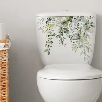 Tuvalet Kapağı Sticker Dikişsiz Traceless Hafif Banyo Tuvalet Kapağı Dekorasyon Çıkartması Klozet Sticker Sahne Düzeni