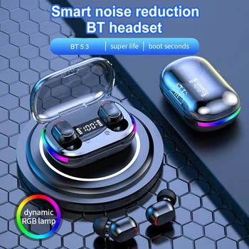 TWS K10 Bluetooth Kulaklık kablosuz kulaklıklar HiFi Kulaklık Su Geçirmez Gürültü Azaltma spor mikrofonlu kulaklık Kulak İçi kulaklık