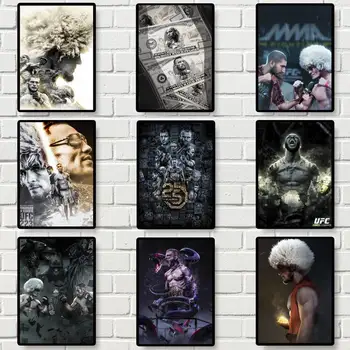 U-UFC Khabib Nurmagomedov POSTER Posterler Baskılar Duvar Resimleri Oturma Odası Ev Dekorasyon