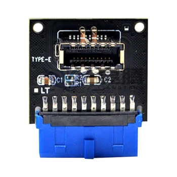 USB 3.1 Tip C Ön Panel Kartı USB 3.0 Dahili 19 Pin TİP-E 20Pin Adaptörü