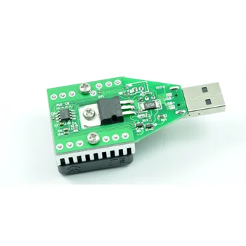 USB şarj Akımı Algılama Yük Test Cihazı 1A 2A 3A Değiştirilebilir Deşarj Yaşlanma Direnci 1-3A