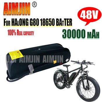 Uygun 48V 30AH Hailong G80 Elektrikli Bisiklet Pil 18650 Pil Paketi 750W 500W 350W 1500W 1000W Motor + şarj cihazı