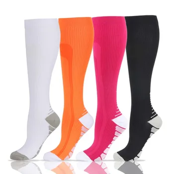 Varis çorabı Erkekler Kadınlar için Açık Bisiklet Çorap varis çorabı için futbolcu çorapları Spor Atletik Bacak Koruyucu