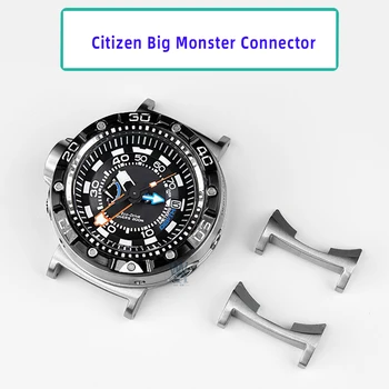 Vatandaş için Büyük / Büyük Canavar İzle BN2021 / 2024 BN2029 Modifiye Watchband Paslanmaz Çelik Lug Metal Konnektör bilezik kayışı