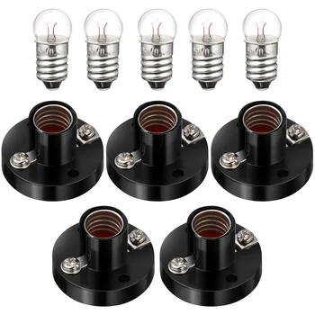 Vidalı lamba tutucu ampul tutucular ampuller Mini ışık ampuller deney aydınlatma aksesuarları