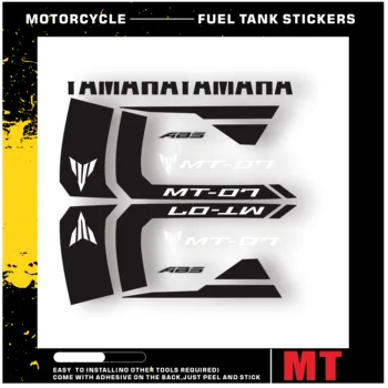 Vinil Mt 07 Çıkartmalar Motosiklet Tankı Çıkartması Şerit Logo Kiti Yamaha Mt 07 Mt07 2022 2021 2020